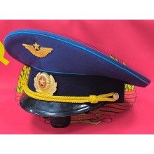 Фуражка офицерская ВВС синего цвета